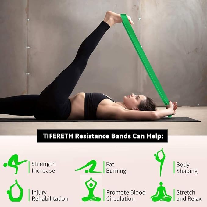 Pull-Up Bands - Resistance Bands for Women's Workout - Perfect for Gym & Home