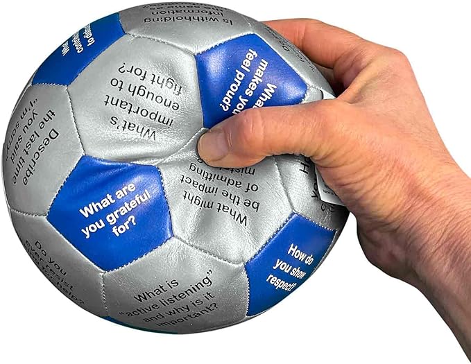 Trainers Warehouse 6" Thumball Collection, 32 Prompts for Conversation, Team Building, Relationship and Training