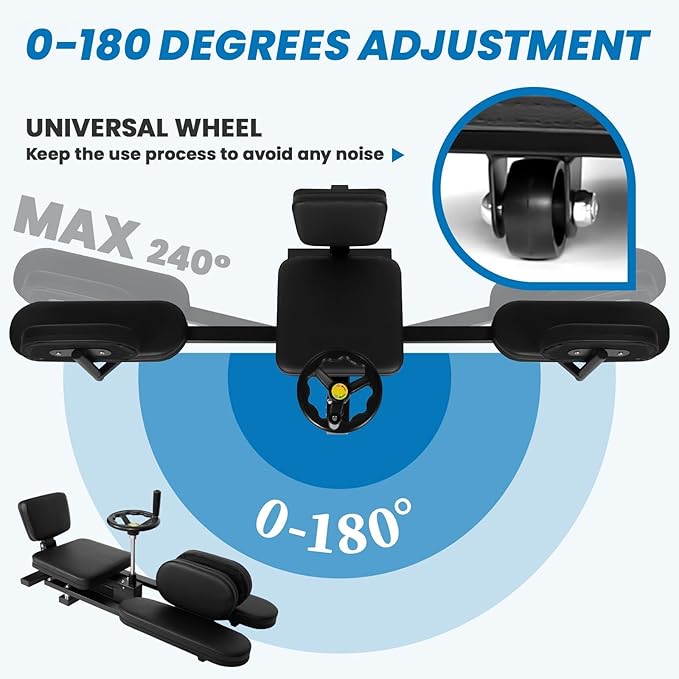 Leg Stretcher Machine, 330 LBS Hip Flexor and Leg Stretcher Machine for Improved Flexibility, Heavy Duty Split Machine Adjustable for Splits Training at Home