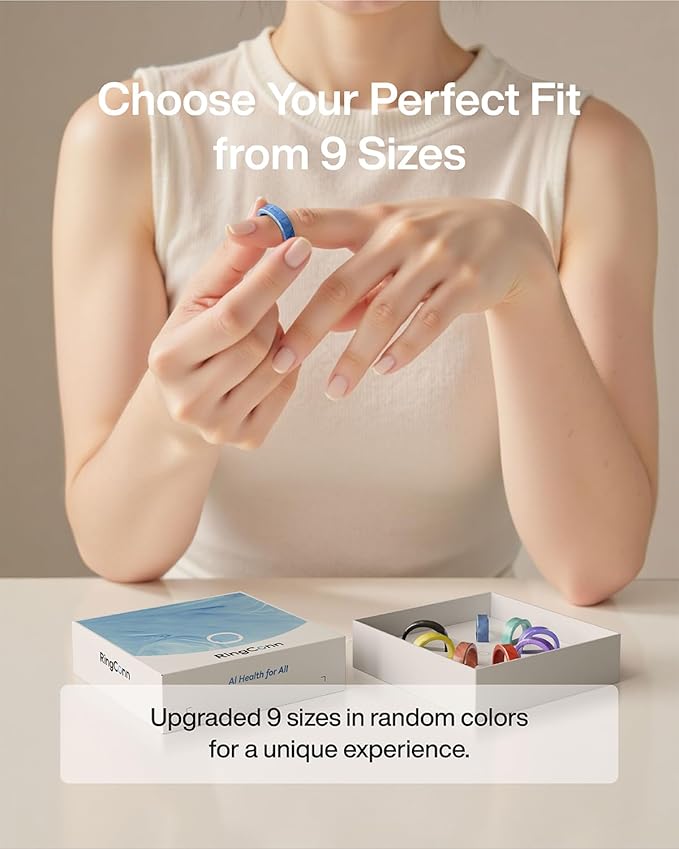 RingConn Gen 2 Air Sizing Kit - Size First Before You Buy - Choose from 9 Sizes - Sizes 6 to 14 - Only Smart Ring