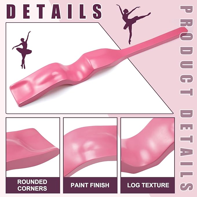 Ballet Foot Stretcher Set Dance Stretching Equipment Pine Dance Feet Arch Enhancer with Elastic Stretch Band 2 Pads Leg Strap Carry Bag for Dancers Gymnastics Yoga Flexibility Workout