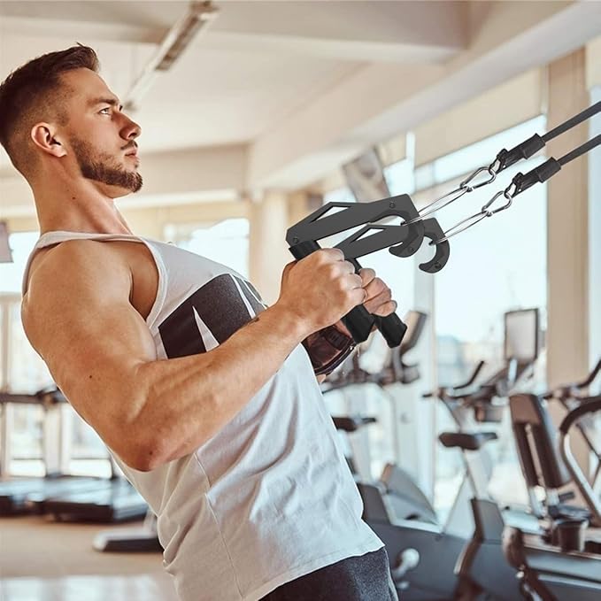 Neutral Grip Handle Attachment for Pull-up Bars, Barbells and Resistance Bands