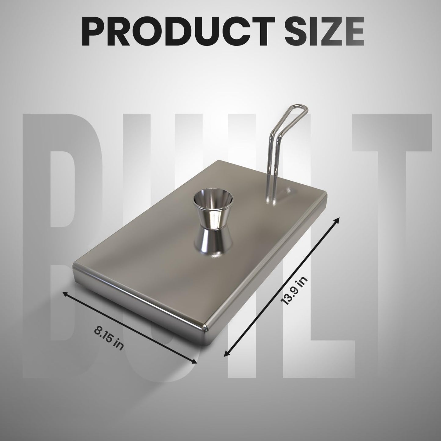 Rattleware Stainless Steel Egg Rings - Commercial-Grade, Even Cooking, Heat-Resistant Handle, Ideal for Frying Eggs - Durable & Trusted by Professional Chefs Worldwide (8 Ring Set)