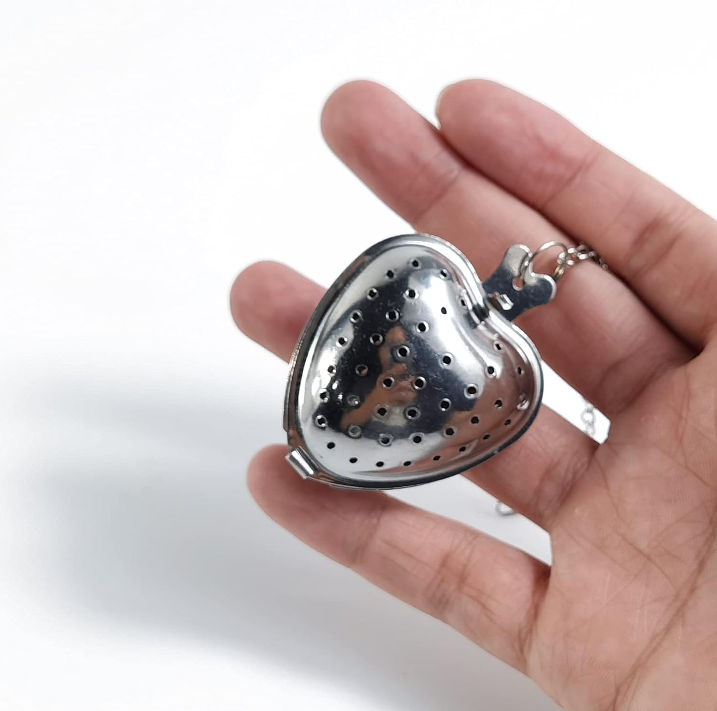 TIHOOD 15PCS Tea Strainer Stainless Steel Mesh Tea Ball Infuser Premium Tea Filter Tea Interval Diffuser with Extended Chain Hook for Loose Leaf Tea and Spices & Seasonings