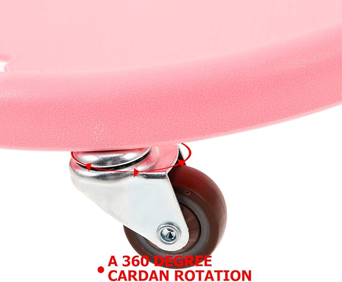 VANZACK Abdominal Exercise Sliders - Core Training Roller Wheel with Sliding Plate and Four-Wheel Abdominal Board Trainer for Effective Abdominal Workouts