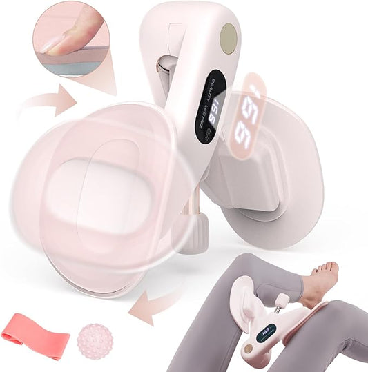 Thigh Master Thigh Exerciser for Women, Upgraded Inner Thigh Exerciser Pelvic Floor Exercise Kegel Hip Trainer, 45lb Thighmaster Home Gym for Legs Strengthen Machine