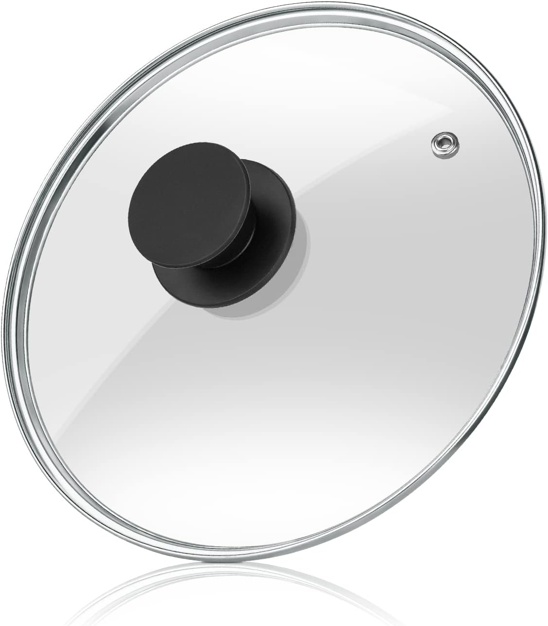 Wadaza Pan Lid 9 Inch - Tempered Glass Pot Lid - Oven Safe Replacement Glass Lid for Frying Pan Wok Pot Skillet