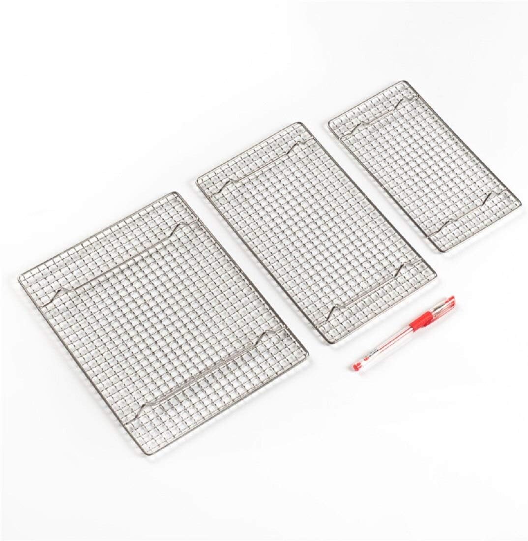 304 Stainless Steel Cooling Rack Versatile Baking Rack Heat Resistant Rust Proof Sturdy Grate 8.7"*6.1"