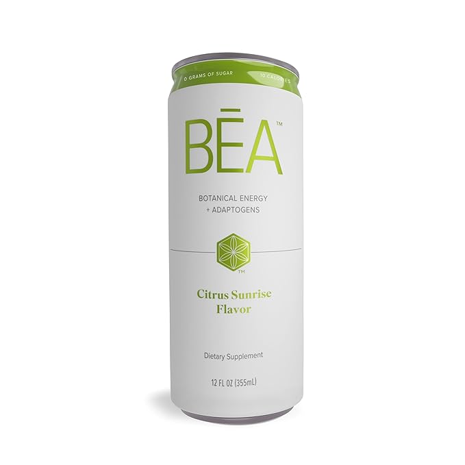 Isagenix BEA Sparkling Energy Drink - Energy & Metabolism Support - Whole-Food Sourced Ingredients - Includes Antioxidant Vitamins A, C & E - Vegan-Friendly - Citrus Sunshine, 12 Servings