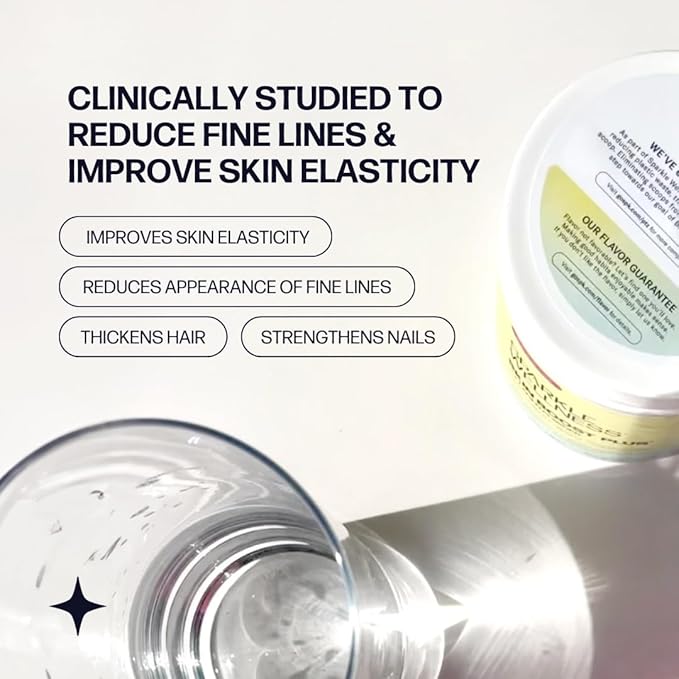 Sparkle Wellness Skin Boost Plus (Tropical) [30-Serves] | Collagen Powder Supplement with VERISOL Bioactive Hydrolyzed Collagen Peptides, Vitamin C & Hyaluronic Acid