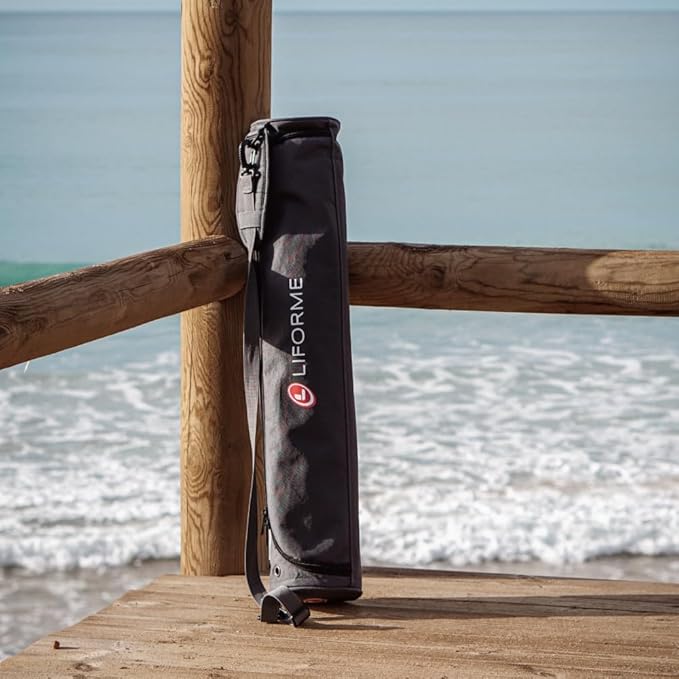 Liforme Original Yoga Mat – Free Yoga Bag Included - Patented Alignment System, Warrior-like Grip, Non-slip, Eco-friendly, sweat-resistant, long, wide, 4.2mm thick mat for comfort