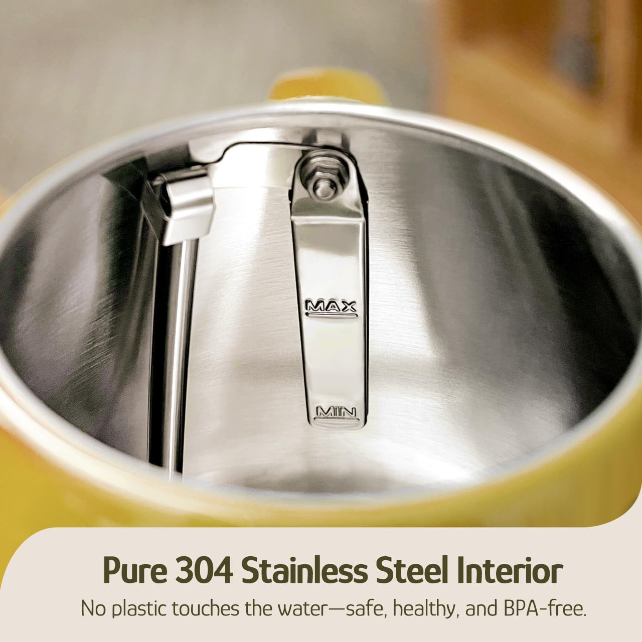 Hazel Quinn X Eduardo Recife Electric Kettle - 1200W Fast Water Boiling, 1.7L/57oz, All 304 Stainless Steel Interior, BPA-Free, Auto Shut-Off, Cordless Retro Teapot with Thermometer - Floral Patterned