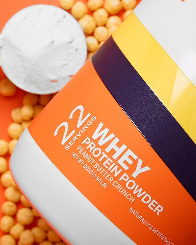 Podium Nutrition, Whey Protein Powder, Peanut Butter Crunch, 22 Servings, 27g of Whey Protein Per Serving