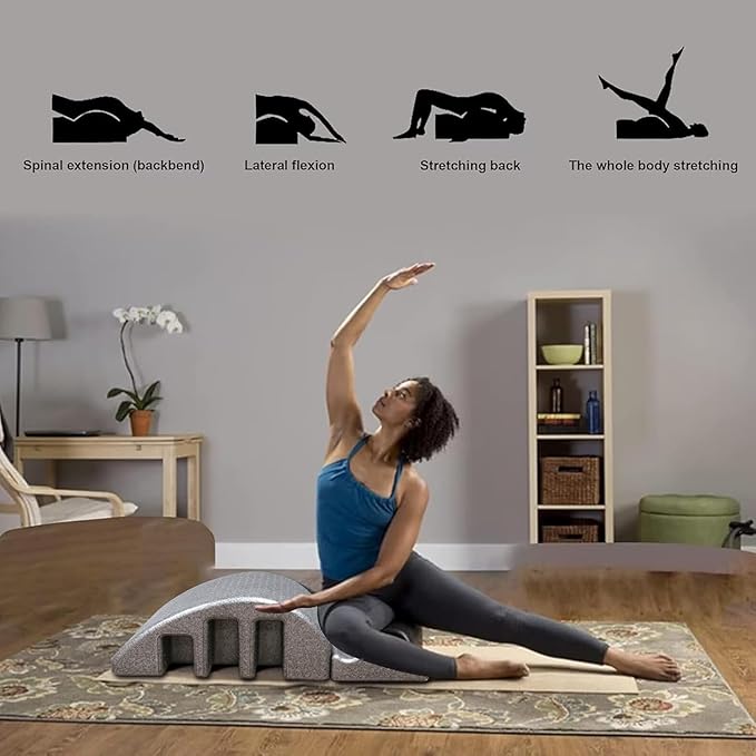 Spine Corrector Pilates, S Curve for Balance Pilates Spine Corrector Equipment Core Strengthening and Back Pain Relief