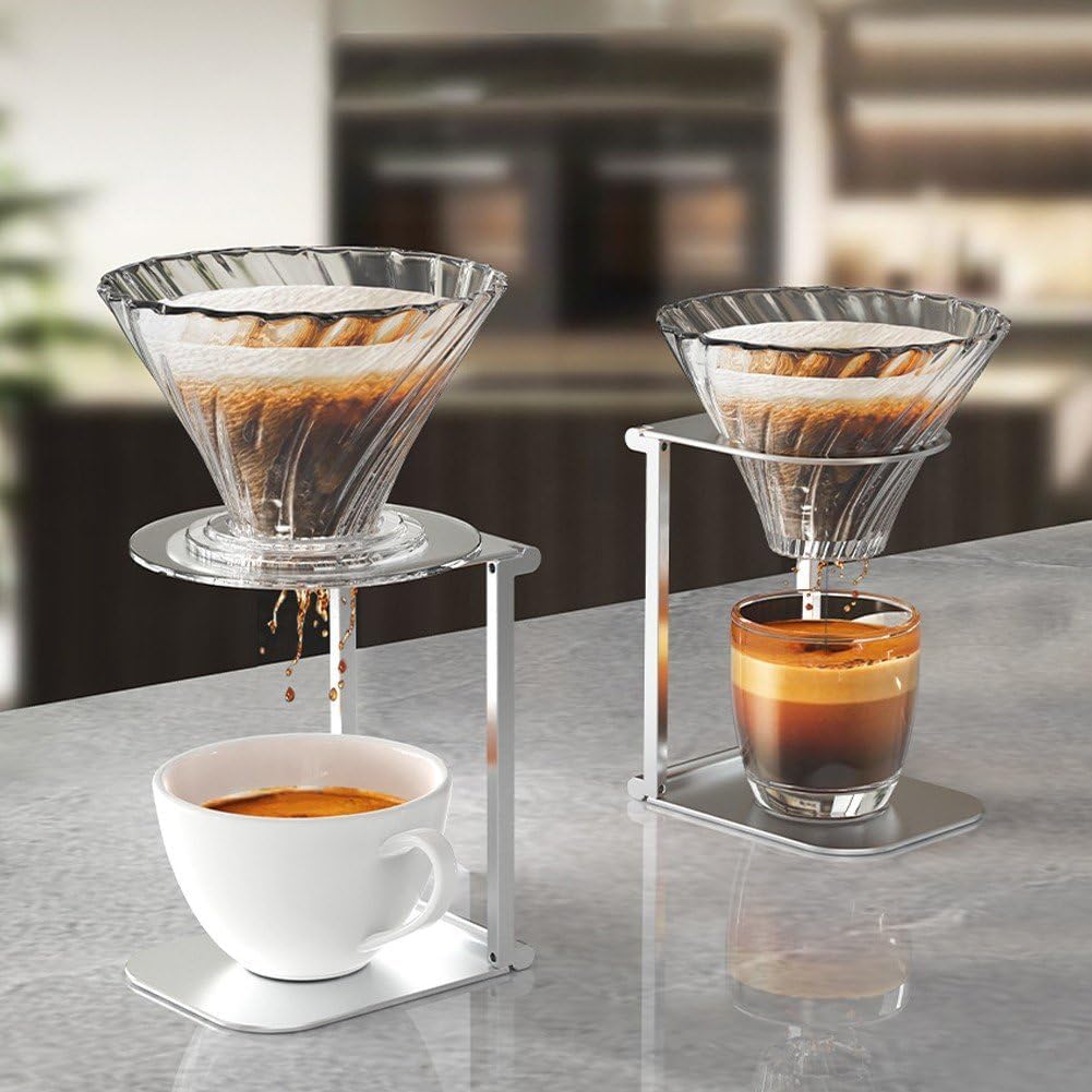 Coffee Drip Holder with Base Coffee Dripper Stand Coffee Filter Holder Portable Espresso Tool for Outdoor Travel Camping