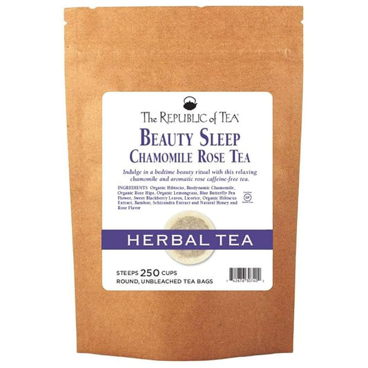 The Republic of Tea Beautifying Botanicals® Beauty Sleep Herbal Tea, 250 Count