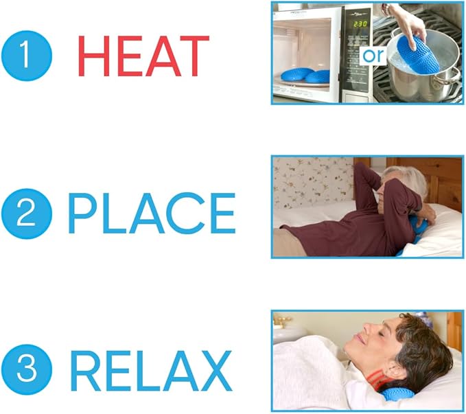 Dr. Cohen’s Heatable Massage Pad - FSA Eligible AcuPad - Full Body Massage Pad with Heat - Manual Body Massager for Neck and Back Pain Relief (Pack of 2)