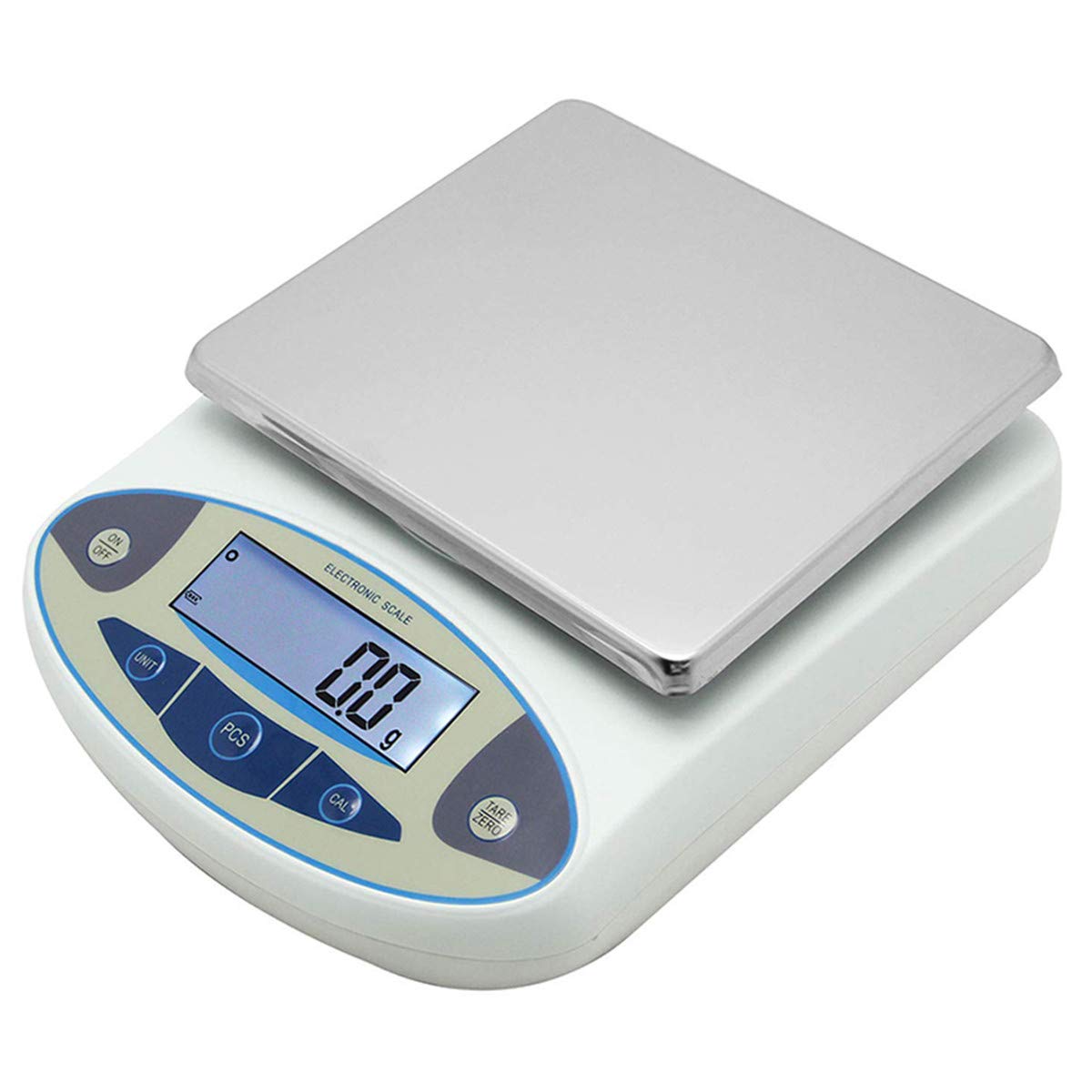 CGOLDENWALL Lab Scale 30kgx0.1g Digital Precision Scale Electronic Balance Laboratory Weighing Industrial Scale Kitchen Counting Scale Scientific Scale Calibrated 110V (30kg, 0.1g)