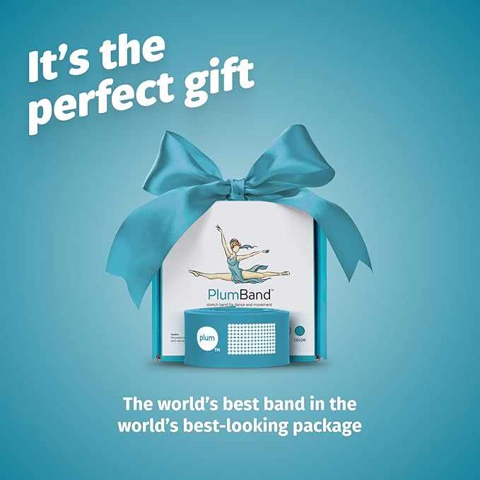 The PlumBand Stretch Band for Dance and Ballet – Premium Gift-Ready Package - Sizes for Kids & Adults – Improve Your Splits, Flexibility and Strength with Stretching