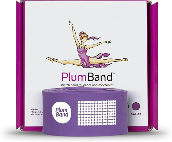 The PlumBand Stretch Band for Dance and Ballet – Premium Gift-Ready Package - Sizes for Kids & Adults – Improve Your Splits, Flexibility and Strength with Stretching