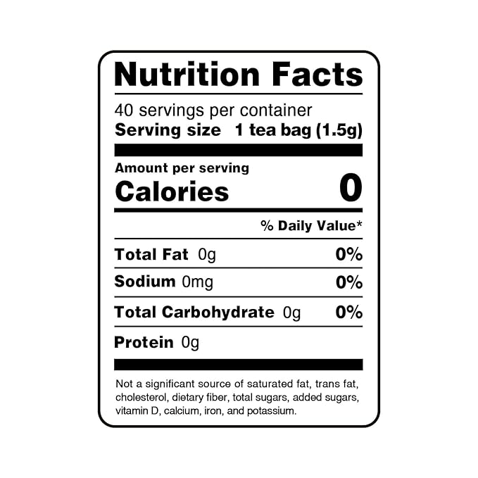 FullChea - Lemon Balm Tea Bag, 40 Teabags, 1.5g/bag - Premium Lemon Balm Herb - Melissa Officinalis - Non-GMO - Caffeine-free - Promotes Relaxation & Support Digestion, 40.0 Count