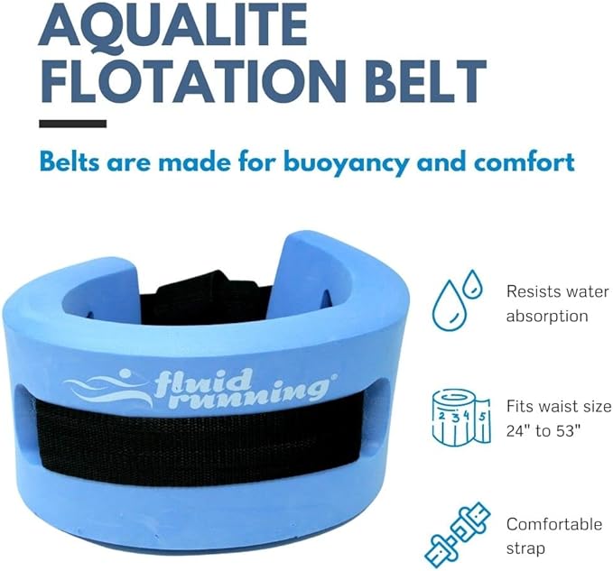 System | Deep Water - 4 Audio Workouts Free with Your Flotation Belt & Waterproof Earbuds. App-Based, Coached Full Body Workout. for Injury Recovery, Weight Loss & General Fitness.