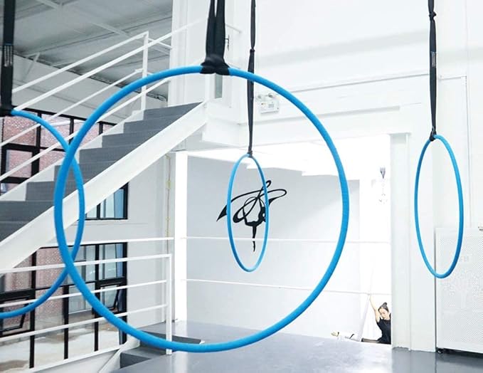 PRIOR FITNESS Premium Lyra Hoop Tape, Aerial Lyra Hoop Anti Skid Tape, 16.4ft/5m Aerial Hoop Lyra Tape Non-Slip Grip Tapes Yoga Rig Tape for Exercises Gymnastics Acrobatics Kinesiology