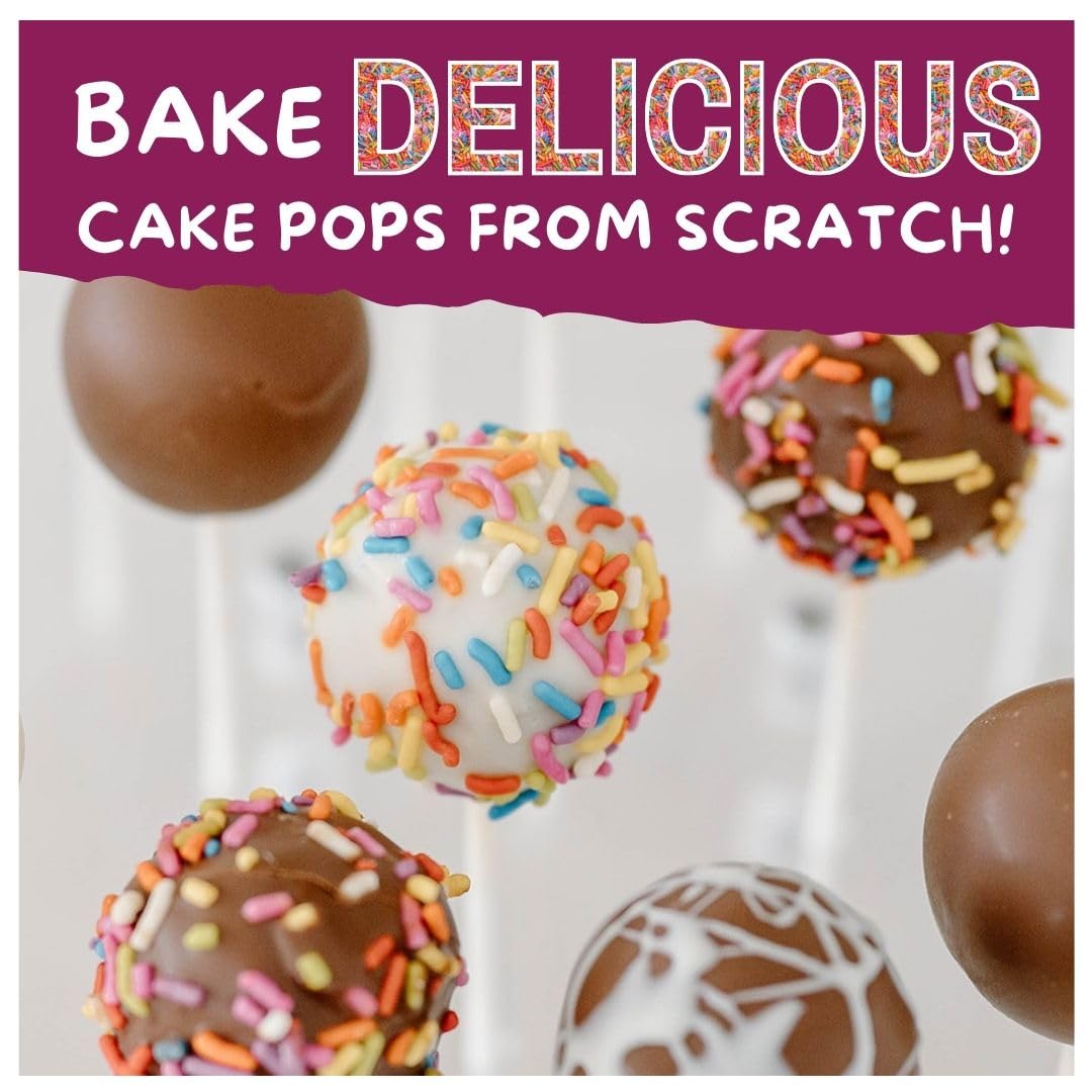 Gluten-Free Raspberry Cake Pop Kit - White Chocolate Coating