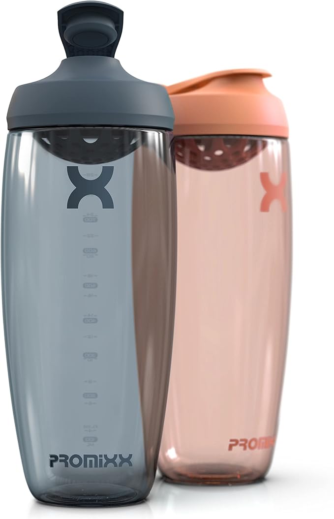Promixx PURSUIT Protein Shaker Bottle – Premium Sports Shaker Bottles for Protein Mixes and Supplement Shakes – Easy Clean, Durable Protein Shaker Cup