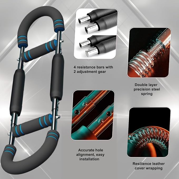 Twister Arm Trainer ,40-100lb Adjustable Arm Trainer for Men,Arm Trainer with Chest Workout Equipment,Portable Home Gym Arm Exercise Machine for Strength Training