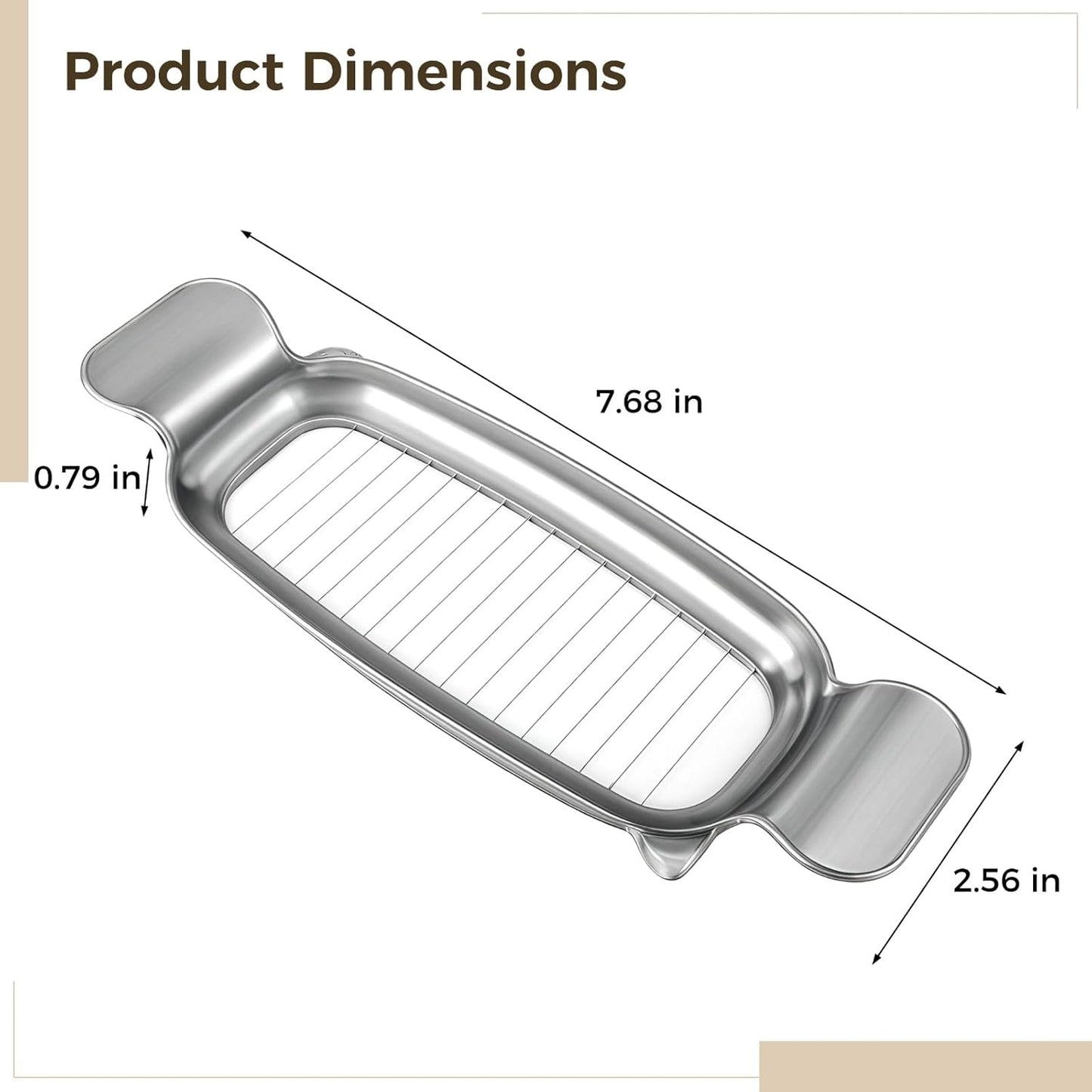 Cheese butter slicer, butter cheese slicer, multifunctional handheld, single slice uniform slicer for portion control, for cutting cheese, butter, soft fruit, dishwasher safe