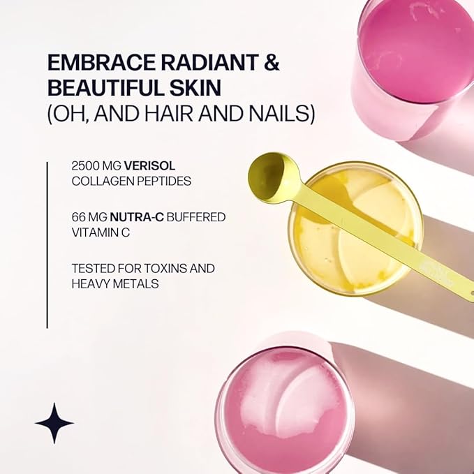 Sparkle Wellness Skin Boost (Orange) [50-Serves] | Collagen Powder Supplement with VERISOL Bioactive Hydrolyzed Collagen Peptides & Vitamin C to Improve Skin, Hair & Nail Health