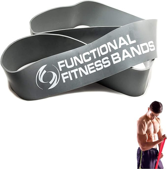 Functional Fitness Pull Up Assist Resistance Bands | Heavy Duty Exercise Bands for Powerlifting, Mobility, and Stretching | Travel Friendly Resistance Bands for Workout