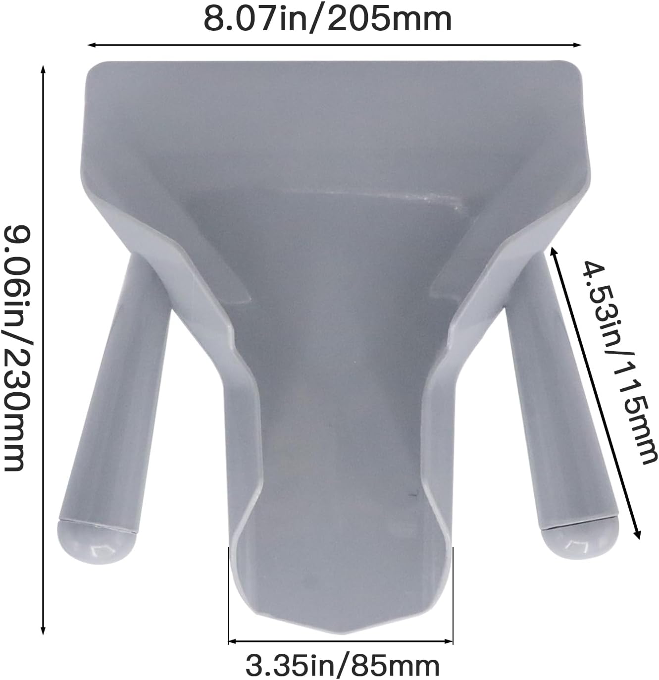 French Fry Popcorn Scoop Scooper, Polycarbonate Popcorn Scoop, Quick Fill Tool for Chip Popcorn Bagger Bags, Multipurpose Utility Scooper for Popcorn Machine Ice Candy Snacks Desserts