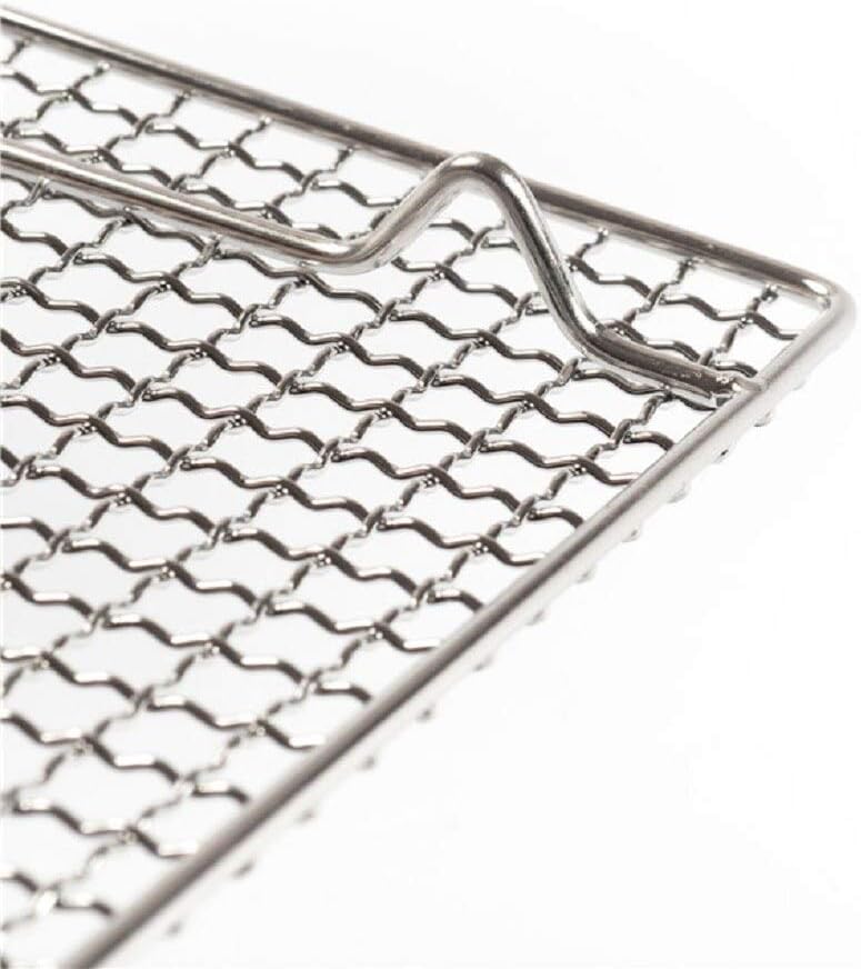 304 Stainless Steel Cooling Rack Versatile Baking Rack Heat Resistant Rust Proof Sturdy Grate 10.6"*6.3"