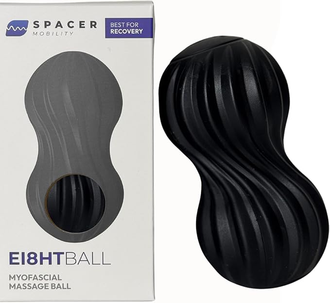 EI8HTBALL - Foot Roller for Plantar Fasciitis, Myofascial Release, Peanut Massage Ball for feet and Overall Body