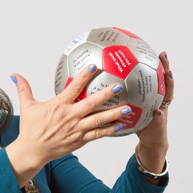 Trainers Warehouse 6" Thumball Collection, 32 Prompts for Conversation, Team Building, Relationship and Training