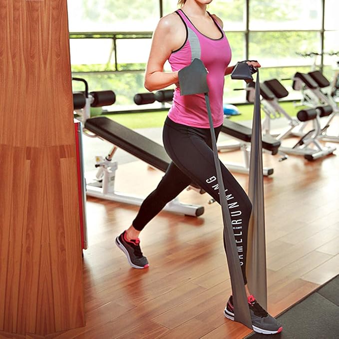 Resistance Bands, Elastic Exercise Bands for Working Out, Physical Therapy, Recovery, Yoga, Pilates, Strength Training