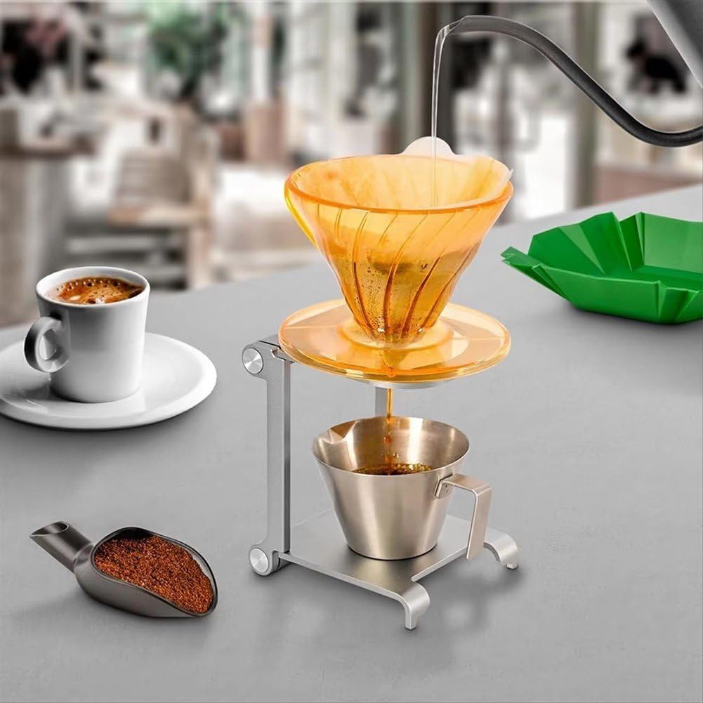 Coffee Drip Holder with Base Coffee Dripper Stand Coffee Filter Holder Portable Espresso Tool for Outdoor Travel Camping