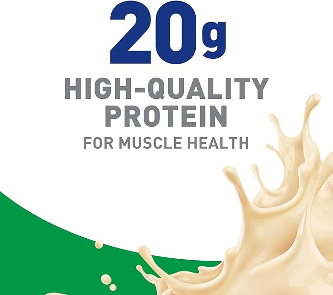 BOOST High Protein with Fiber Ready to Drink Complete Nutritional Drink, Very Vanilla, 8 fl oz Bottle, 24 Pack