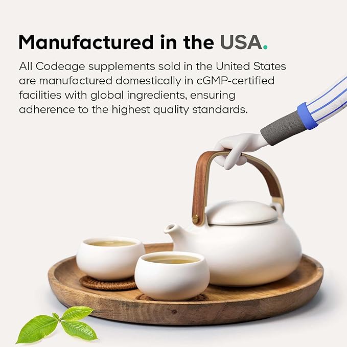 Codeage Liposomal Green Tea+ EGCG 50% Green Tea Extract, Organic Matcha Green Tea Powder, Peppermint Leaf, Lemon Peel, Liposomal Delivery - Vegan Pils Supplement - Non-GMO - 60 Capsules