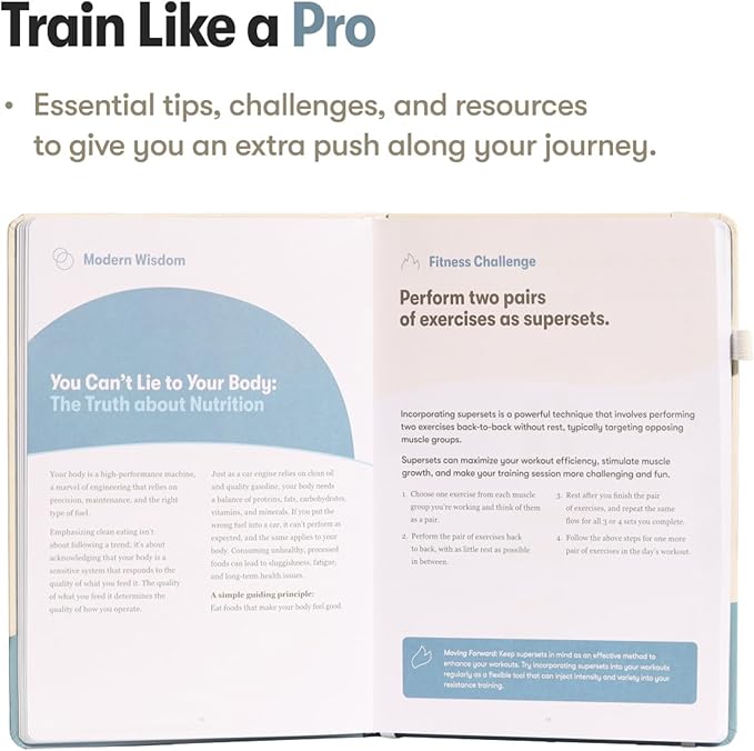 Dumbbell Transformation Journal and Elevate Exercise Cards: Home Workout Series Card Deck - Comprehensive Fitness System With Effective Dumbbell Workouts. #1 Workout Journal/Workout Planner for Women & Men.