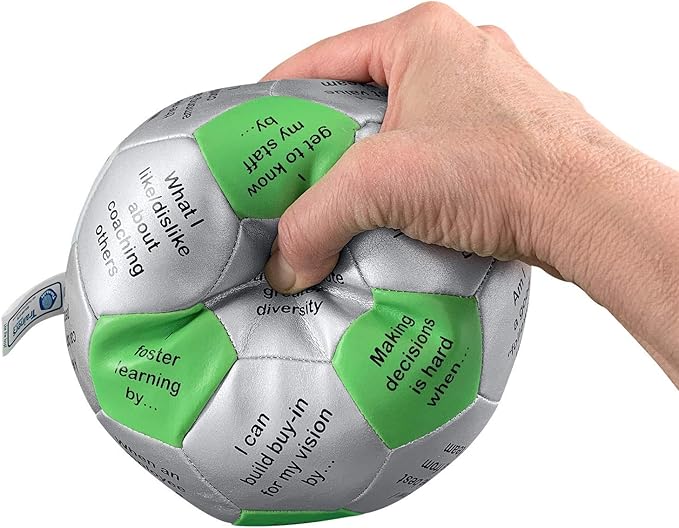 Trainers Warehouse 6" Thumball Collection, 32 Prompts for Conversation, Team Building, Relationship and Training