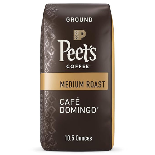 Peet's Coffee, Medium Roast Ground Coffee - Cafe Domingo 10.5 Ounce Bag