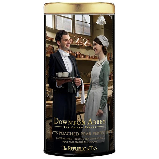 The Republic of Tea — Downton Abbey Daisy’s Poached Pear Perfection Herbal Tea Blend, 36 Tea Bags