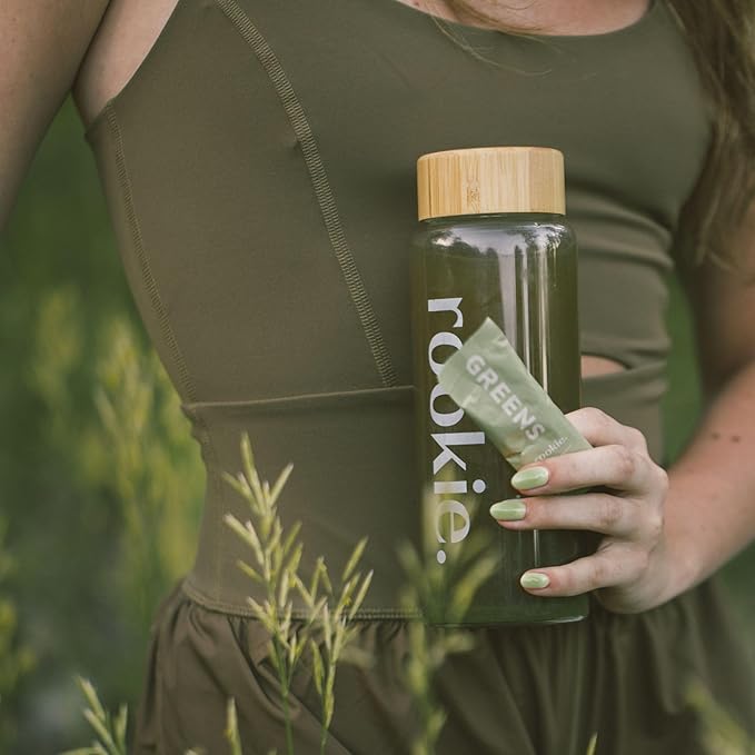 Rookie Wellness Greens + Superfoods - Greens Superfoods Powder Drink Made with Whole Food Sourced Ingredients Contains Vitamins, Probiotics, Antioxidants, and Baobab Fiber (30 Servings, Passion Guava)