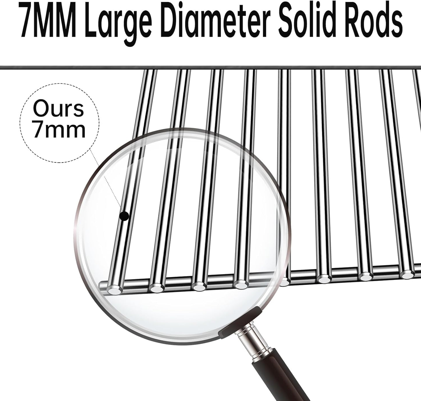 Kalomo Grill Grates Grill Heat Plates Shield Grill Replacement Parts for BBQ Uniflame Grill GBC1030W, GBC1030WRS, GBC1030WRS-C, GBC1134W, GBC1134WRS, Stainless Steel Cooking Grids Accessories