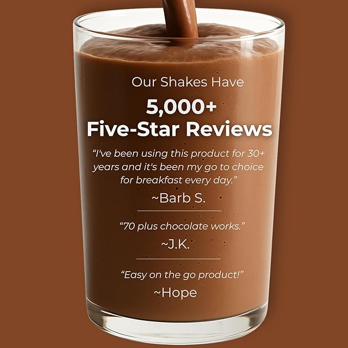 HMR 70 Plus Chocolate Shake & Pudding Mix | Meal Replacement Powder | Lactose-Free | 15g Protein | Supports Healthy Weight Loss | Easy to Make | Low Calorie | 21 Single Serving Packets