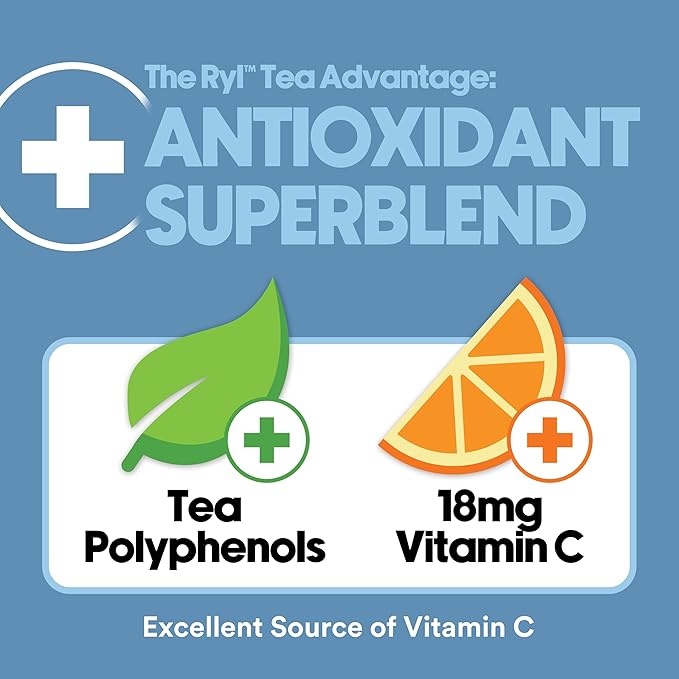 Ryl Iced Tea, Wallen's Sweet Tea, Antioxidant Superblend, No Artificial Ingredients, 16.0 Fl Oz (12-Pack)