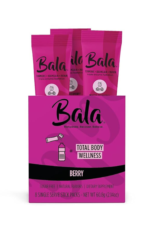 Bala Enzyme Sugar-Free Drink Mix Powder - Berry 0.25oz (8 Count)